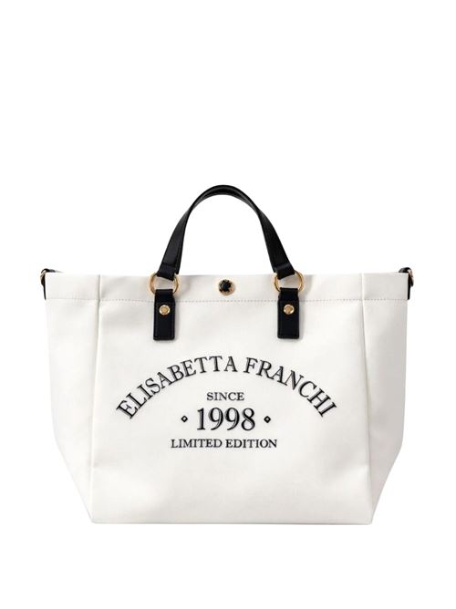Borsa tote in canvas Elisabetta Franchi | BS14A62E2309